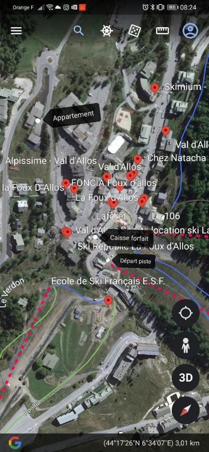 La Foux D'Allos - Studio 4 Couchages, Tres Proche Centre Station Zewnętrze zdjęcie